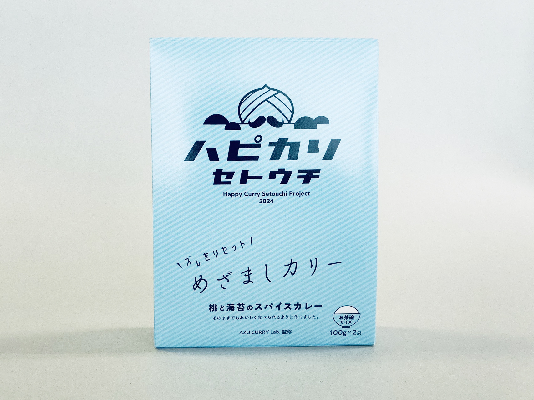 桃農家が作った朝食べるカレーのパッケージ